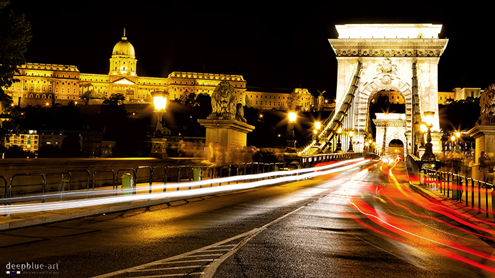 Traffic Kettenbrücke Budapest